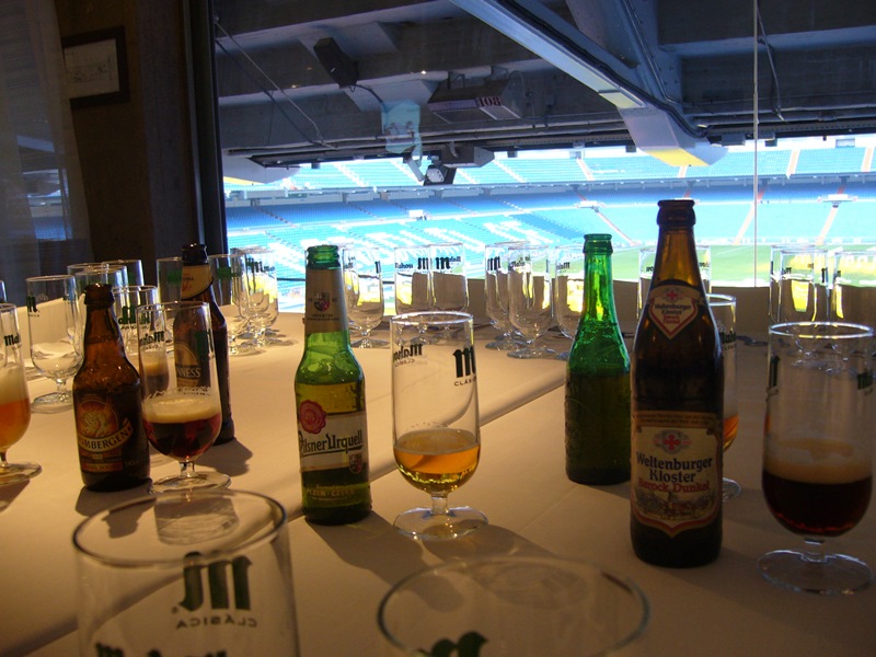 Cata de Cervezas en el Real Café del Bernabéu por Eventos de Autor Catas de Cerveza
